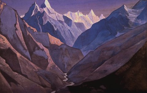Гора М. Лахул. Репродукция В2 (постер). 