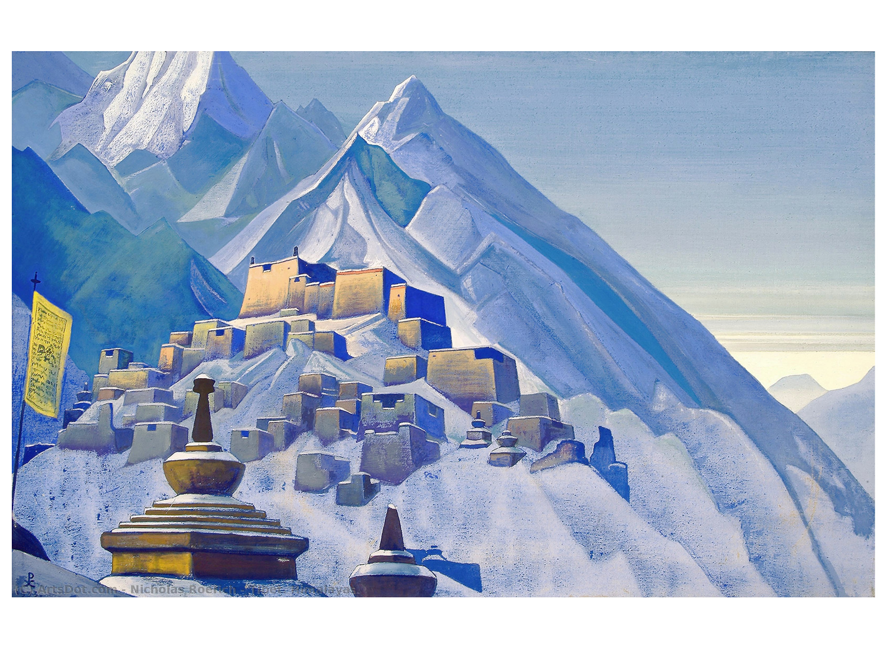 Тибет. Гималаи. Репродукция B2 (50х70 см) (постер). 