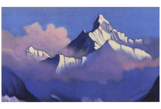 Гималаи (Нанда Деви). 1937. Репродукция B2 (50х70 см) (постер). 