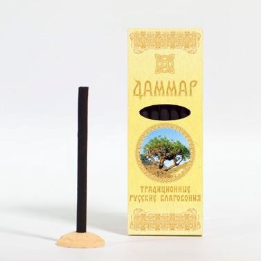 Традиционные Русские Благовония "Даммар", 7 свечек по 11,3 см (discounted)
