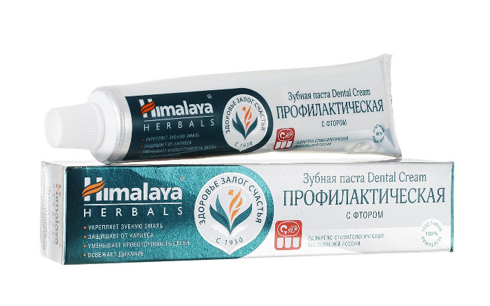 Зубная паста Профилактическая с фтором Himalaya Herbals, 100 г (discounted)