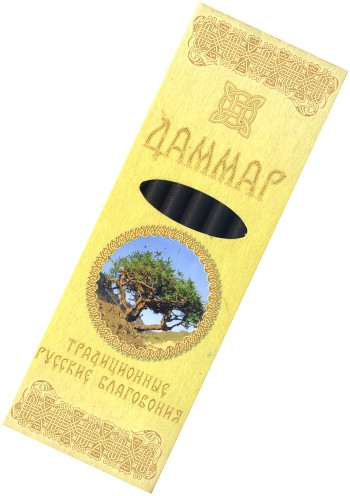 Традиционные Русские Благовония "Даммар", 7 свечек по 11,3 см (discounted)