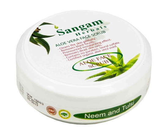 Скраб для лица Sangam Herbals Aloe Vera (Neem and Tulsi) (discounted)