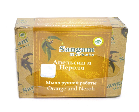 Мыло Sangam Herbals Апельсин и Нероли (100 г)