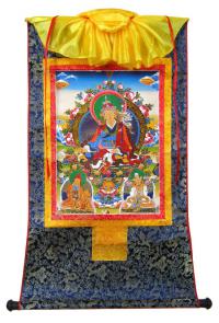 Тханка Гуру Падмасамбхава (печатная, тханка 54 х 82 см, изображение 30,5 х 43,5 см). 