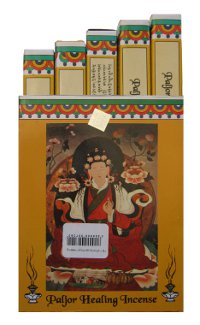 Купить Набор из пяти упаковок благовония Paljor Healing Incense, 5 упаковок по 16 палочек длиной 14 см в интернет-магазине Ариаварта