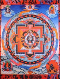 Плакат Мандала Авалокитешвары (30 x 37 см). 