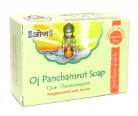 Купить Мыло аюрведическое Панчаамрита Oj Panchamrut Soap (прямоугольная упаковка, 100 г) в интернет-магазине Ариаварта