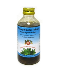 Купить Массажное масло Прасариньяди Тайлам (Prasariniyadi Thailam) (уценка) в интернет-магазине Ариаварта