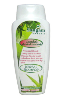 Шампунь для волос Sangam Herbals (Sandal and Almond). 
