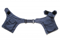 Купить Сумка-карман на пояс (синяя, накладной карман 14 х 19 см) в интернет-магазине Ариаварта