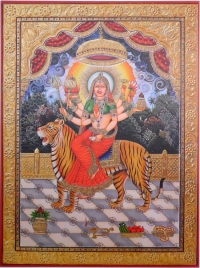 Плакат Дурга (30 x 40 см). 