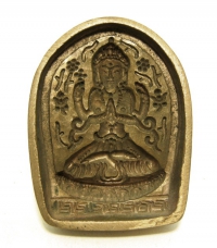 Форма для изготовления ца-ца Авалокитешвара (7 x 9,5 см). 