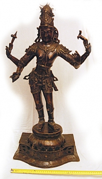Купить Статуэтка Шивы Пашупатинатх, 80 см в интернет-магазине Ариаварта