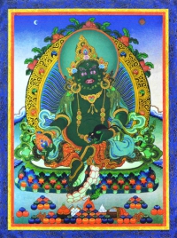 Плакат Зеленый Дзамбала (30 x 40 см). 