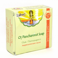 Купить Мыло аюрведическое Панчаамрита Oj Panchamrut Soap (квадратная упаковка, 100 г) в интернет-магазине Ариаварта