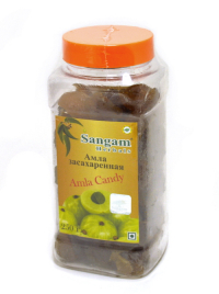 Амла засахаренная Sangam Herbals (250 г). 