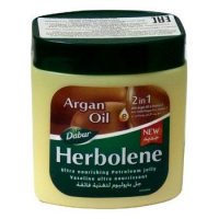 Вазелин косметический Dabur Herbolene с маслом Арганы и витамином Е (смягчающий и увлажняющий) 225 мл. 