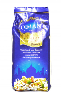 Купить Рис Басмати Olman Super (1 кг) в интернет-магазине Ариаварта