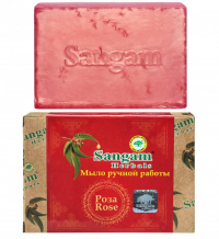 Мыло Sangam Herbals Роза (100 г). 