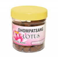 Благовоние конусное Dhompatsang Tibetan Lotus Incense, 70 конусов по 3 см. 