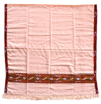Купить Шаль Куллу, розовый цвет, шерсть, 100 x 210 см в интернет-магазине Ариаварта