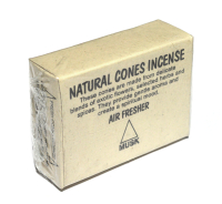 Купить Natural Cones Incense Musk (Натуральное конусное благовоние Муск), 25 конусов по 3 см в интернет-магазине Ариаварта