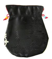 Купить Мешочек для четок (черный), 14,5 х 17 см в интернет-магазине Ариаварта