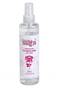 Натуральная Розовая вода Herbals AASHA (спрей), 200 мл. 