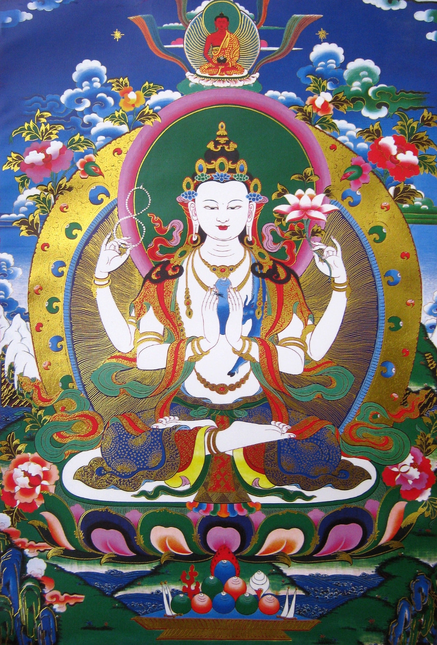 Тханка Авалокитешвара (печатная)