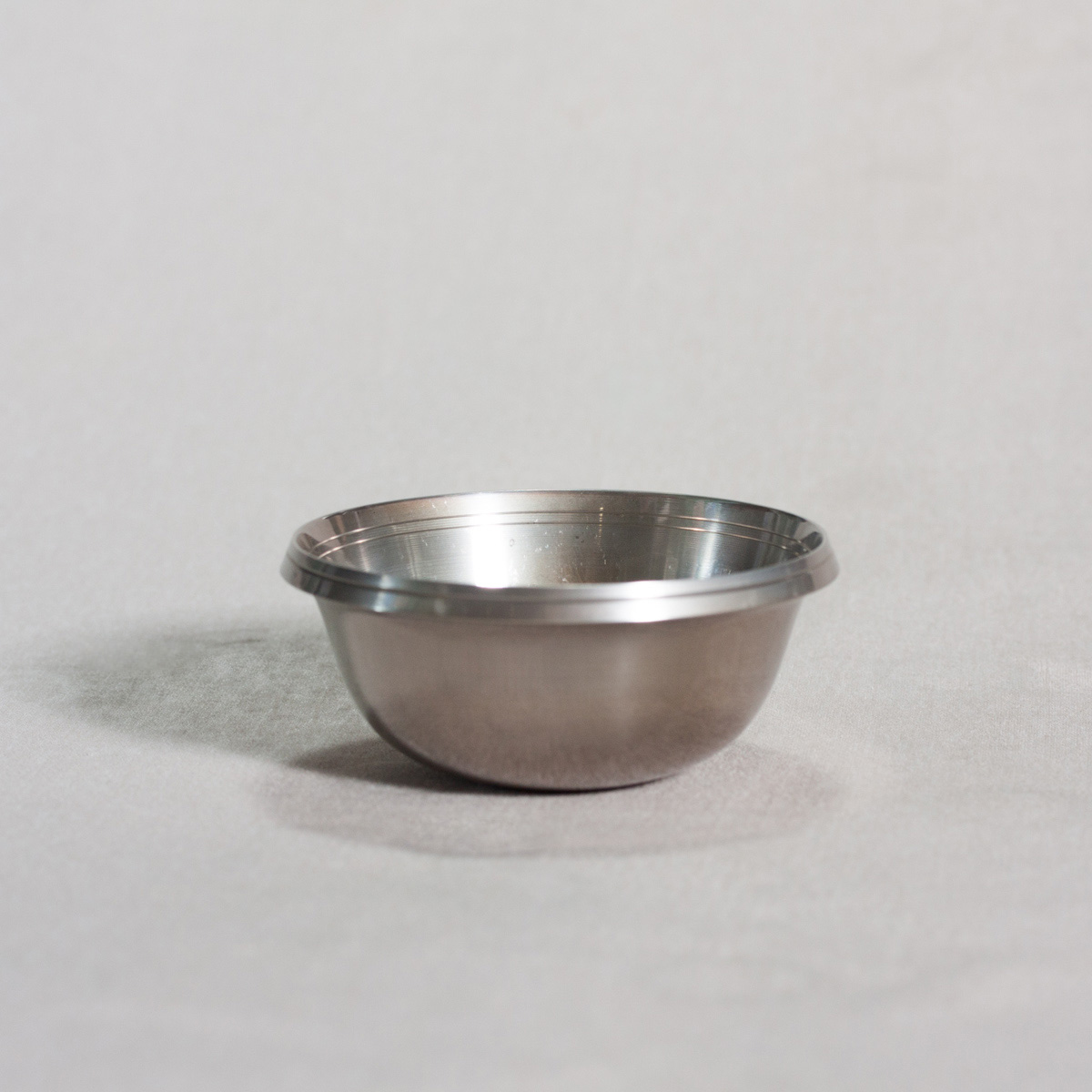 Чаши для подношений (набор из 7 шт.), 9,5 см, серебристые, белая бронза, Непал