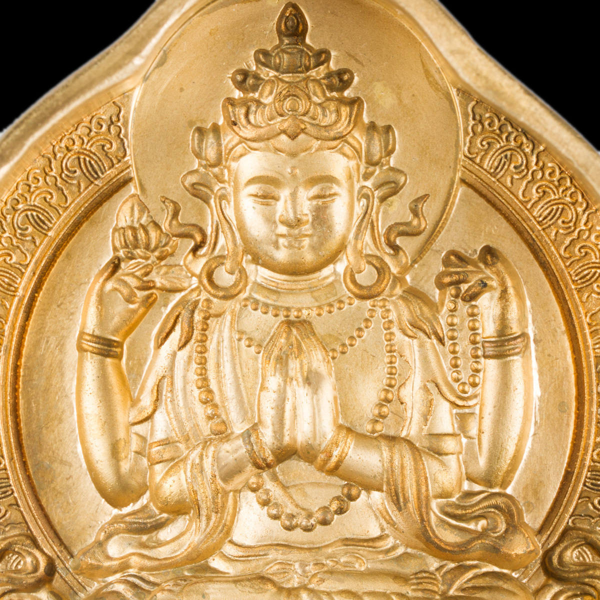 Форма для изготовления ца-ца Авалокитешвара (7,8 x 9,3 см), 7,8 x 9,3 см