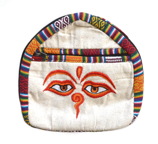 Рюкзак с Глазами Будды (белый)