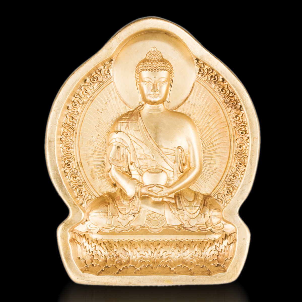 Форма для изготовления ца-ца Будда Амитабха (7,5 см x 9,5 см), 7,5 см x 9,5 см