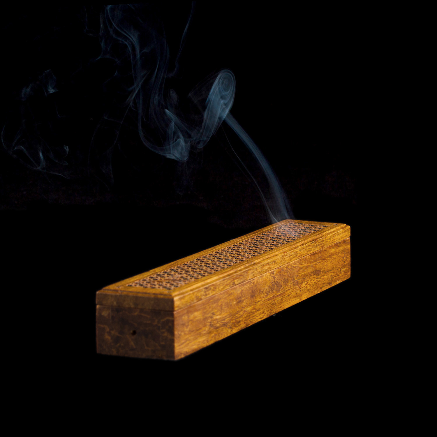 Курительница бамбуковая подарочная, 24 см, 24 / 21,5 см, коричневый
