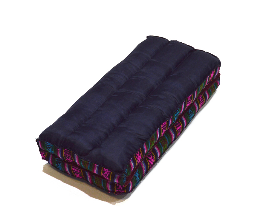 Подушка для медитации складная в чехле, бордовая, 28 х 28 см