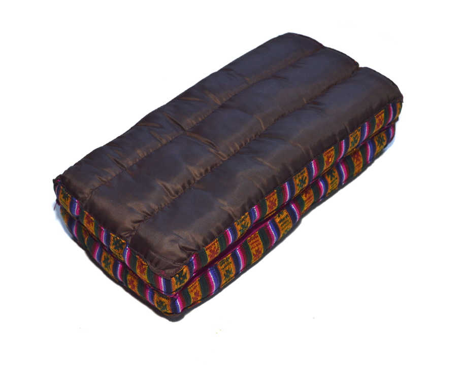 Подушка для медитации складная в чехле, малиновая, 28 х 28 см