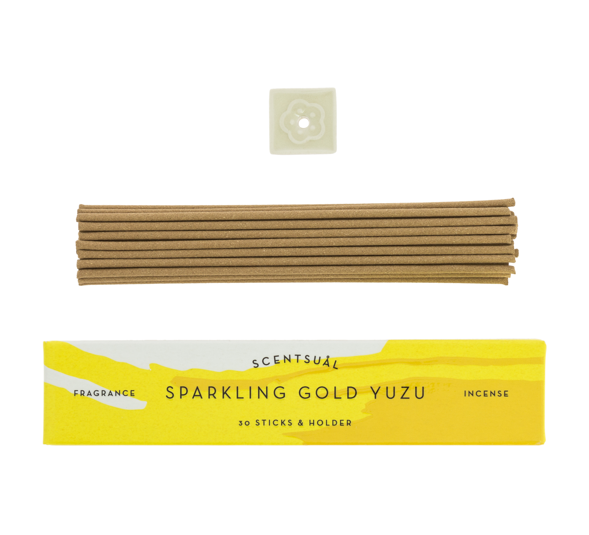 Благовоние Sparkling Gold Yuzu (юдзу, мандарин, танжерин, апельсин), 30 палочек по 13,5 см, 30, Sparkling Gold Yuzu