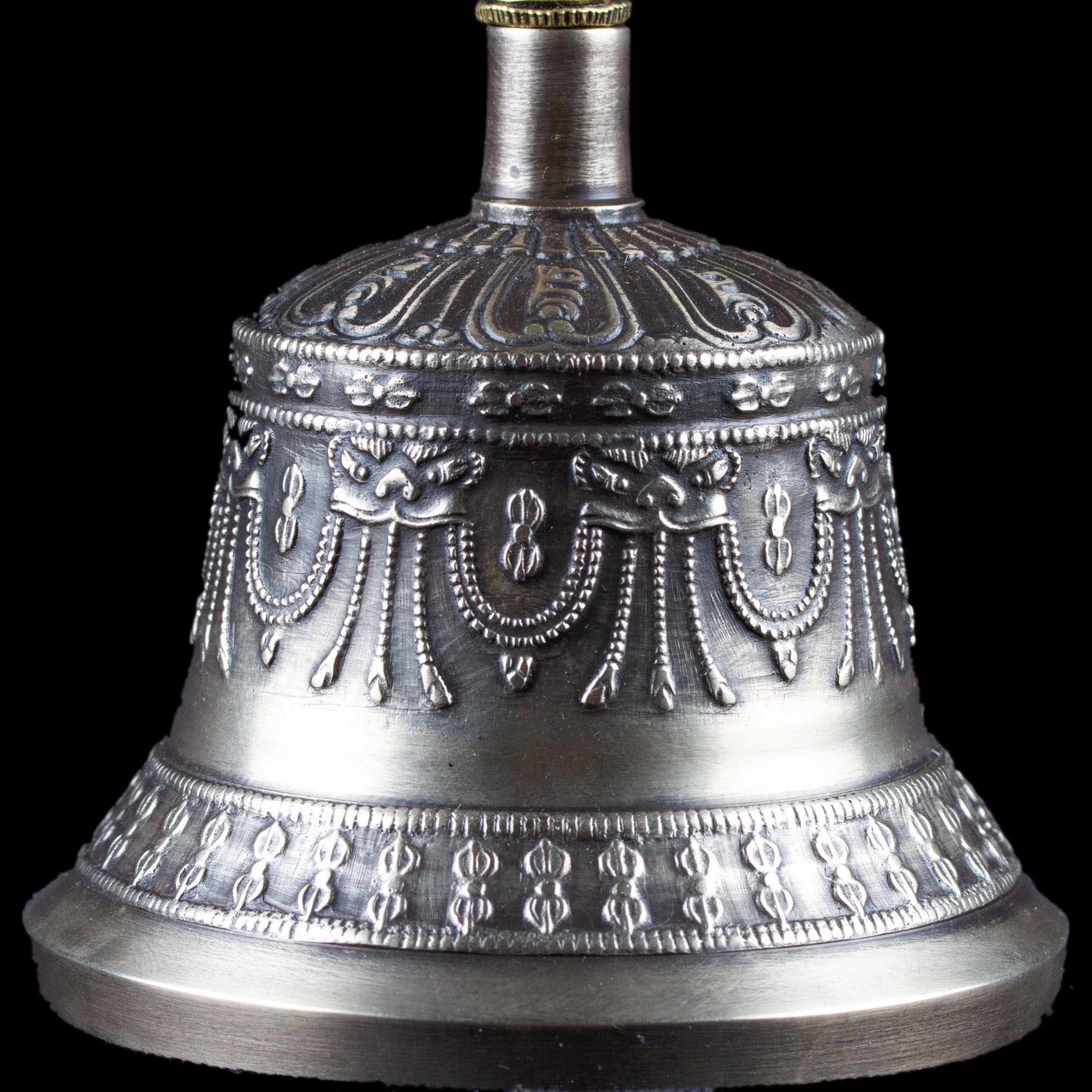 Колокольчик с ваджрой, 15 см, Оригинальный колокольчик из Дехрадуна (Индия) (discounted)