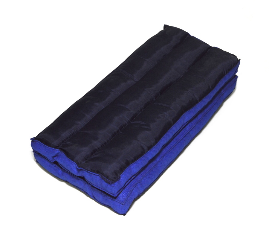 Подушка для медитации складная, синяя, 35 x 33 см