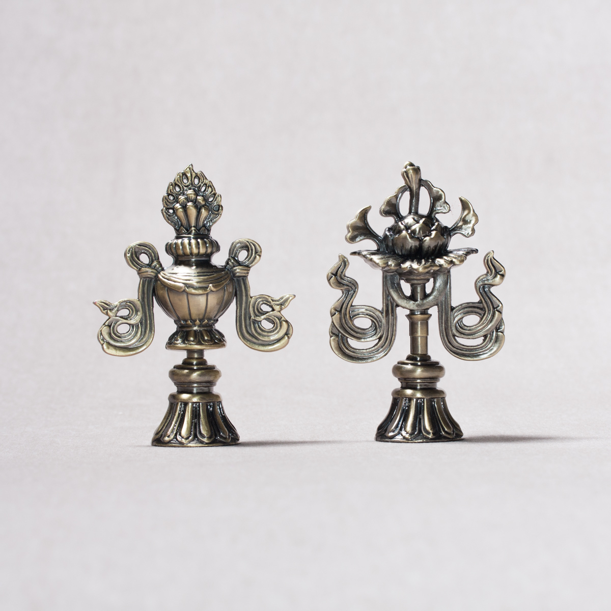 Набор статуэток "Восемь Драгоценных Символов" (малые), 9,5 см