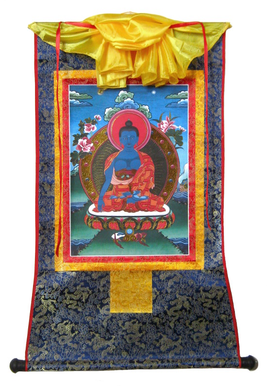 Тханка Будда Акшобхья (печатная)