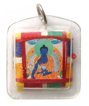Тибетский защитный амулет с Буддой Медицины
