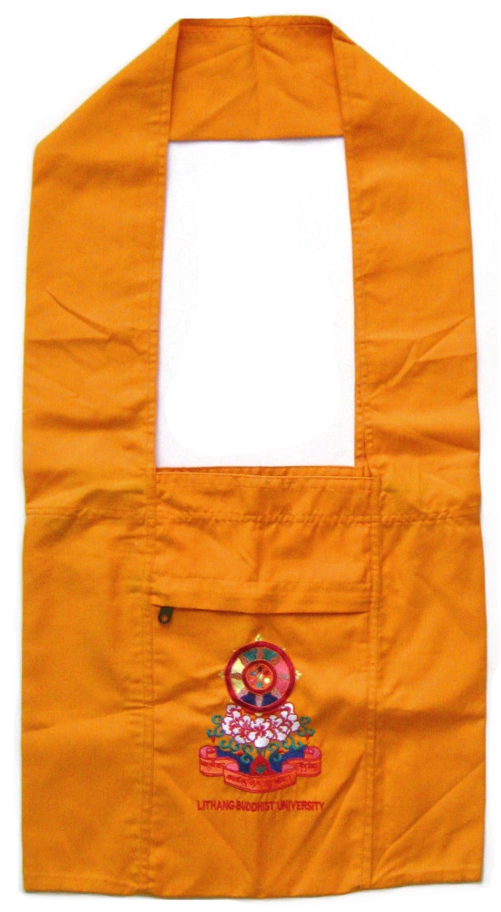 Сумка монаха Lithang Buddhist University (оранжевая)