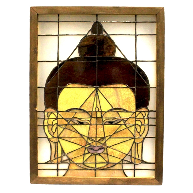 Светильник «Голова Будды», 32 х 43 х 8 см