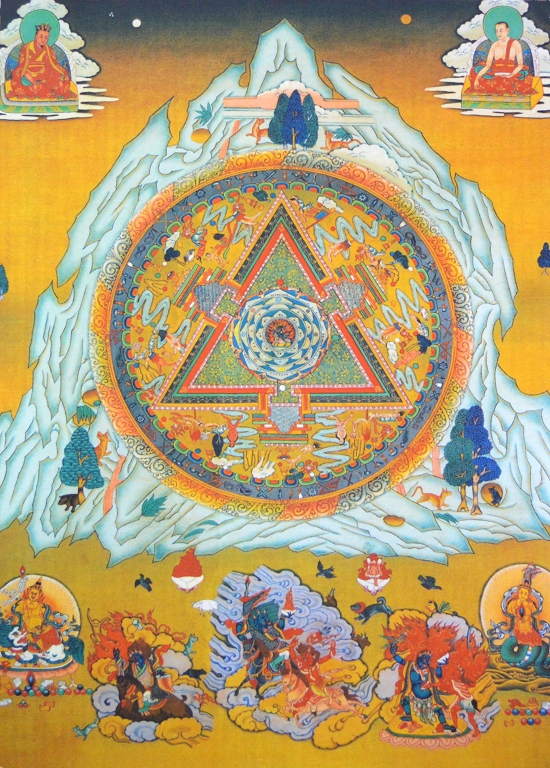 Плакат Мандала Палден Лхамо (30 x 40 см)