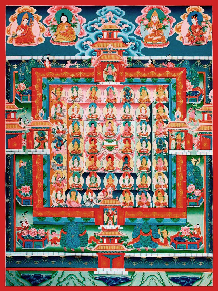 Плакат Мандала Праджняпарамиты (30 x 40 см)