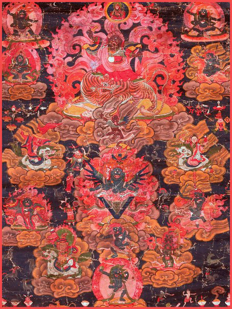 Плакат Гневные проявления Падмасамбхавы (30 x 40 см)