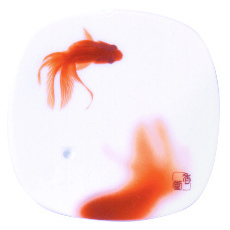 Подставка под благовония керамическая Goldfish (золотая рыбка)