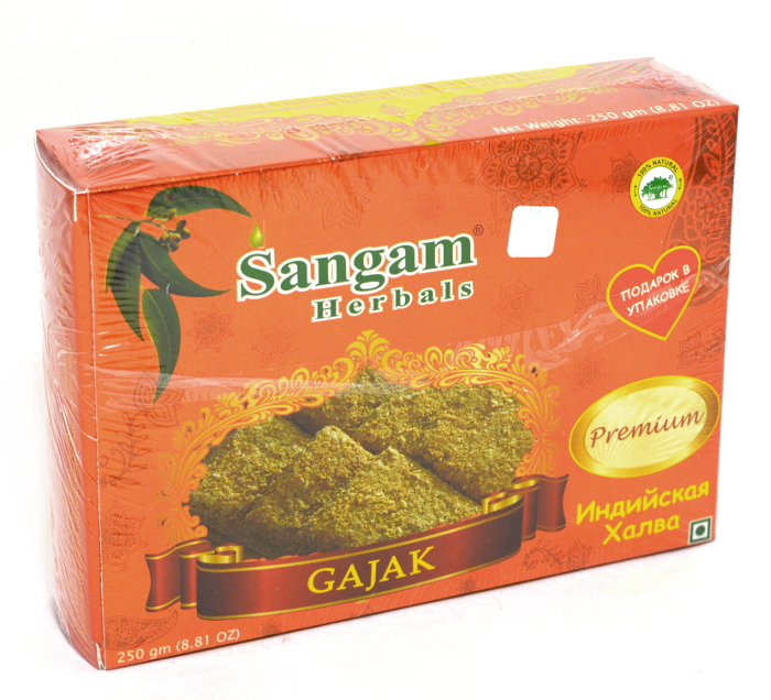 Халва индийская Gajak (Гаджак) Sangam Herbals (250 г). 